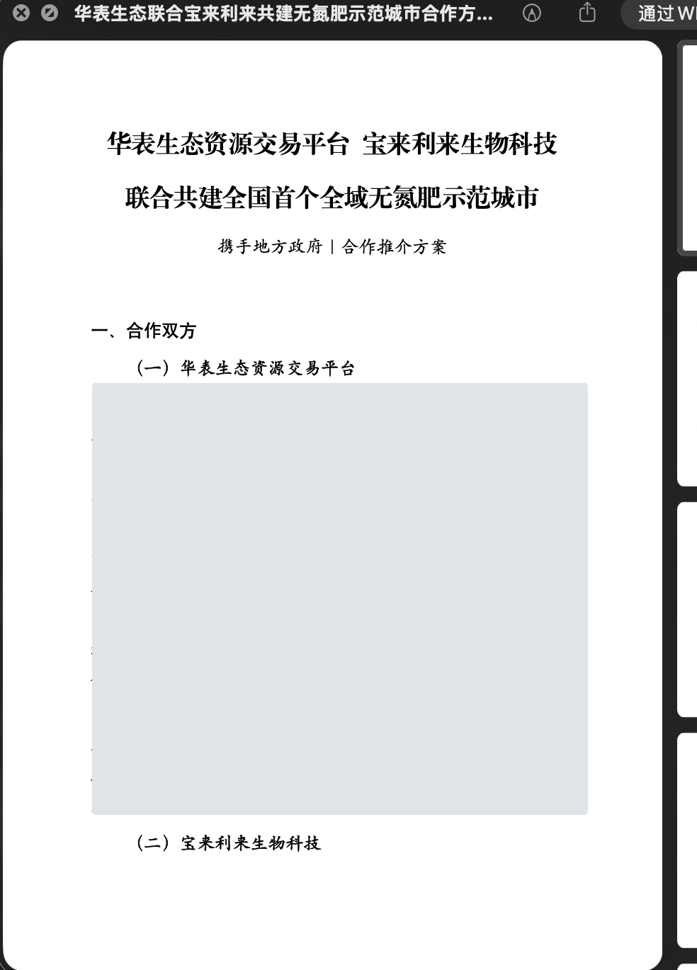 Redacted Baolai-Leelai city collaboration proposal